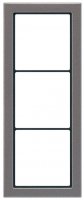 Jung FD-design Антарцит Рамка 3-постовая купить в интернет-магазине Азбука Сантехники