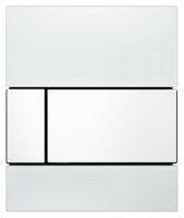 Кнопка смыва TECE Square Urinal 9242800 белое стекло, кнопка — белая купить в интернет-магазине Азбука Сантехники