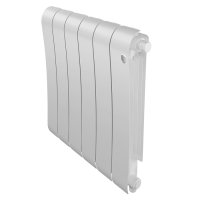 Радиатор биметаллический Royal Thermo Infinity V 500 Bianco Traffico 6 секций (белый) с нижним подключением купить в интернет-магазине Азбука Сантехники