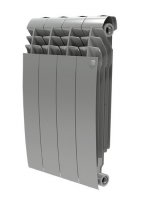 Радиатор алюминиевый RoyalThermo BiLiner Alum 500 Silver Satin серебристый, 4 секции купить в интернет-магазине Азбука Сантехники