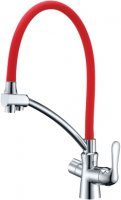 Смеситель Lemark Comfort LM3070C-Red для кухни, с подключением к фильтру с питьевой водой купить в интернет-магазине Азбука Сантехники