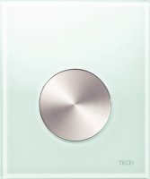 Панель смыва для писсуара TECE TECEloop Urinal, стекло зеленое, клавиша нержавеющая сталь купить в интернет-магазине Азбука Сантехники