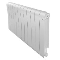 Радиатор биметаллический Royal Thermo Infinity 500 Bianco Traffico 12 секций (белый) с боковым подключением купить в интернет-магазине Азбука Сантехники