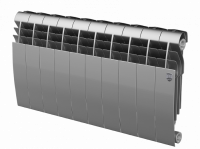 Радиатор биметаллический RoyalThermo BiLiner 350 Silver Satin серебристый, 10 секций купить в интернет-магазине Азбука Сантехники