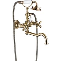 Смеситель для ванны с душем Gappo G3289-4, бронза купить в интернет-магазине Азбука Сантехники