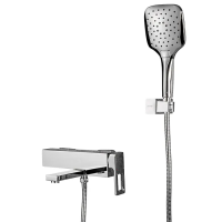 Смеситель для ванны с душем Gappo G3018, хром купить в интернет-магазине Азбука Сантехники