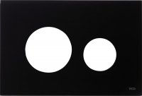 Лицевая панель TECE TECEloop, стекло, цвет - черный (Alape, EMCO) купить в интернет-магазине Азбука Сантехники