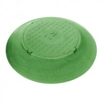 Люк-переходник полимерпесчаный конусный для колодца (зеленый) купить в интернет-магазине Азбука Сантехники