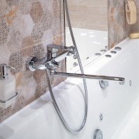 Смеситель для ванны с длинным изливом WasserKRAFT Dinkel 5802L купить в интернет-магазине Азбука Сантехники