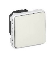 Legrand Plexo Белый Выключатель кнопочный НО-контакт 10A IP55 купить в интернет-магазине Азбука Сантехники