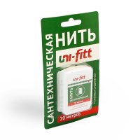 Нить уплотнительная Uni-Fitt для герметизации резьбовых соединений, 20 м купить в интернет-магазине Азбука Сантехники