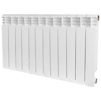 Радиатор биметаллический STOUT Vega 500 BM, 12 секций, белый купить в интернет-магазине Азбука Сантехники