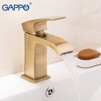 Смеситель для раковины Gappo G1007-4, бронза купить в интернет-магазине Азбука Сантехники