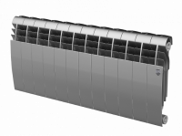 Радиатор биметаллический RoyalThermo BiLiner 350 Silver Satin серебристый, 12 секций купить в интернет-магазине Азбука Сантехники