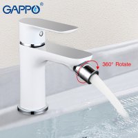 Смеситель для биде Gappo G5048, белый/хром купить в интернет-магазине Азбука Сантехники