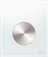 Панель смыва для писсуара TECE TECEloop Urinal, стекло белое, клавиша нержавеющая сталь купить в интернет-магазине Азбука Сантехники