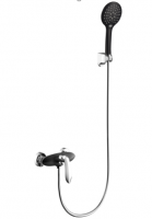 Смеситель для душа Grohenberg GB9001 с ручным душем, черный купить в интернет-магазине Азбука Сантехники