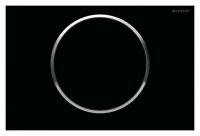 Кнопка смыва Geberit Sigma 10 115.758.KM.5 черная / хром купить в интернет-магазине Азбука Сантехники