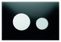 Кнопка смыва TECE Loop 9240656 черное стекло, кнопка — хром купить в интернет-магазине Азбука Сантехники
