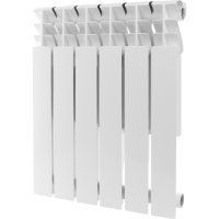 Радиатор алюминиевый ROMMER Plus 500, 12 секций, белый (RAL 9016) купить в интернет-магазине Азбука Сантехники