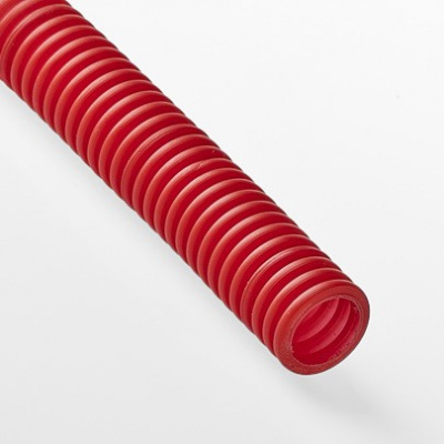 Гофра для трубы Ø 32 мм красная (30 метров) купить в интернет-магазине Азбука Сантехники