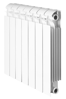 Радиатор биметаллический Global Style Plus 500 белый, 4 секции купить в интернет-магазине Азбука Сантехники