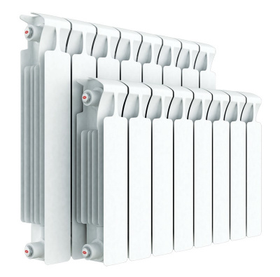 Радиатор биметаллический Rifar Monolit 500, 4 секции, боковое подключение купить в интернет-магазине Азбука Сантехники