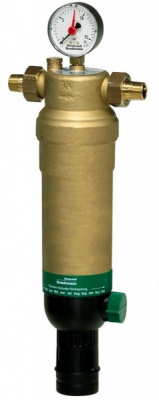 Фильтр промывной Honeywell с манометром F76S-1" AAM, 100 мкм, для холодной воды купить в интернет-магазине Азбука Сантехники