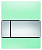 Кнопка смыва TECE Square Urinal 9242805 зеленое стекло, кнопка — хром купить в интернет-магазине Азбука Сантехники