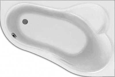 Акриловая ванна угловая Santek Ибица XL R, асимметричная, 159,5 см купить в интернет-магазине Азбука Сантехники
