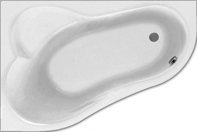 Акриловая ванна угловая Santek Ибица XL L, асимметричная, 159,5 см купить в интернет-магазине Азбука Сантехники