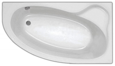 Акриловая ванна угловая Santek Эдера R, асимметричная, 170 см купить в интернет-магазине Азбука Сантехники