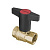 Кран шаровой полнопроходной Oventrop EZB — 1 1/2" ВР/ВР, PN30, max t 120 °C, ручка-маховик черная купить в интернет-магазине Азбука Сантехники
