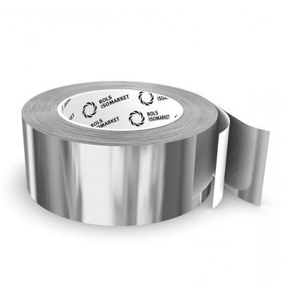 Лента Energoflex алюминиевая самоклеющаяся ROLS ISOMARKET 100 мм × 50 м купить в интернет-магазине Азбука Сантехники