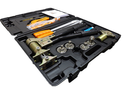 Комплект механического инструмента TIM FT-1240A для аксиальных фитингов купить в интернет-магазине Азбука Сантехники