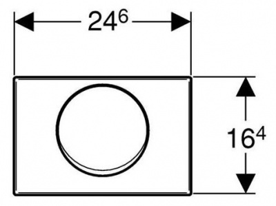 Кнопка смыва Geberit Mambo 115.751.00.1 купить в интернет-магазине Азбука Сантехники