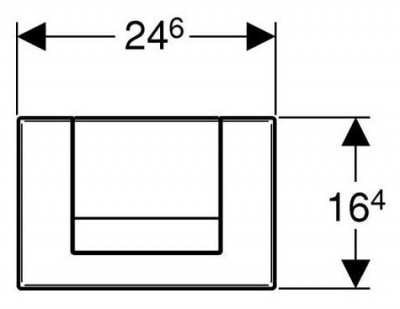 Кнопка смыва Geberit Tango 115.760.21.1 хром купить в интернет-магазине Азбука Сантехники