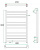 Полотенцесушитель водяной Grota Estro 480 × 900 мм купить в интернет-магазине Азбука Сантехники
