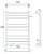 Полотенцесушитель водяной Grota Estro 530 × 900 мм купить в интернет-магазине Азбука Сантехники