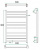 Полотенцесушитель водяной Grota Estro 630 × 900 мм купить в интернет-магазине Азбука Сантехники