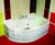 Акриловая ванна угловая Ravak Rosa I R 140 см, асимметричная купить в интернет-магазине Азбука Сантехники