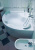 Акриловая ванна угловая Ravak Gentiana 140 см, четверть круга купить в интернет-магазине Азбука Сантехники