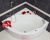 Акриловая ванна угловая Ravak New Day 140 см, четверть круга купить в интернет-магазине Азбука Сантехники
