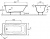 Акриловая ванна Jacob Delafon Patio 150x70, прямоугольная, 149,7 см купить в интернет-магазине Азбука Сантехники