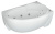 Акриловая ванна угловая Акватек Бетта 150 R, асимметричная, 150 см купить в интернет-магазине Азбука Сантехники