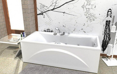 Акриловая ванна Акватек Феникс 150 см, прямоугольная купить в интернет-магазине Азбука Сантехники