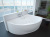 Акриловая ванна угловая Акватек Альтаир R, асимметричная, 158 см купить в интернет-магазине Азбука Сантехники