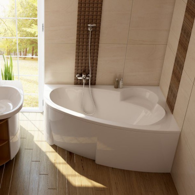 Акриловая ванна угловая Ravak Asymmetric 160 R, асимметричная, 160 см купить в интернет-магазине Азбука Сантехники