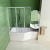 Акриловая ванна Ravak BeHappy R 160 см, асимметричная купить в интернет-магазине Азбука Сантехники