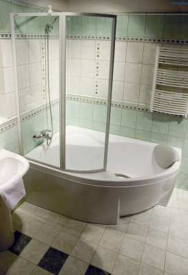 Акриловая ванна угловая Ravak Rosa II L 160 см, асимметричная купить в интернет-магазине Азбука Сантехники